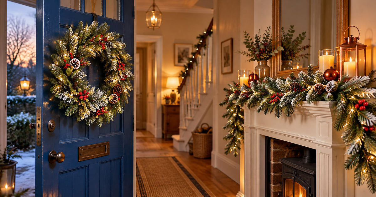 Christmas Wreath & Garland Ideas: 6 Matching Looks for Irish Homes