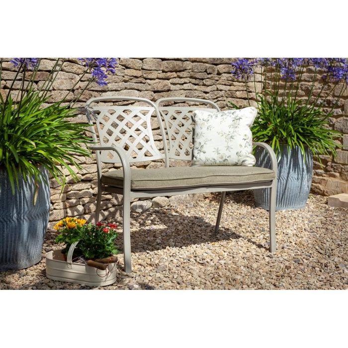 Berkeley Cast Aluminium 2 Seater Bench - Flemings Department Store
