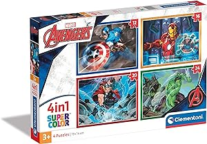 Marvel Avengers 4 in 1 Piece Jigsaw Puzzle - Flemings Department Store