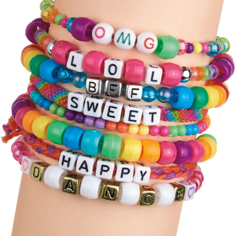 Shimmer N Sparkle ABC Fashion Bead Bracelet - Flemings Department Store