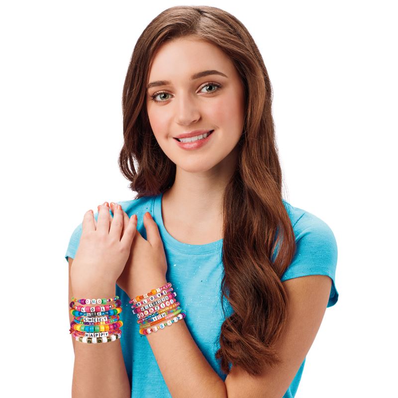 Shimmer N Sparkle ABC Fashion Bead Bracelet - Flemings Department Store
