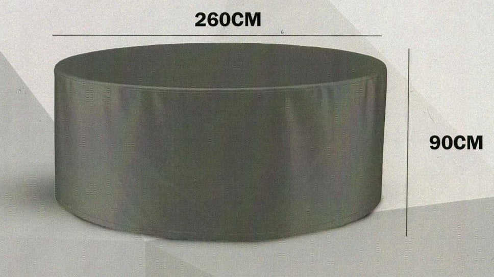 Round 6 seater dining cover (260cm x 90cm) - Flemings Department Store