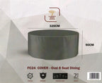 Oval 8 seater cover (320cm x 90cm) - Flemings Department Store