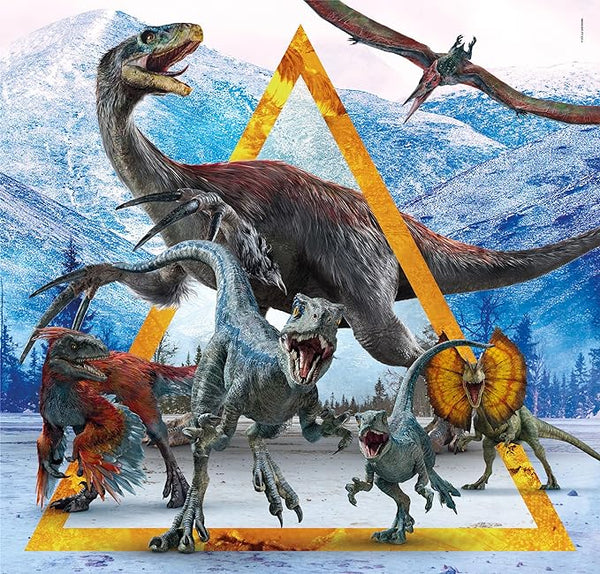 Clementoni Jurassic World 3x48 Pce Jigsaw Puzzle - Flemings Department Store