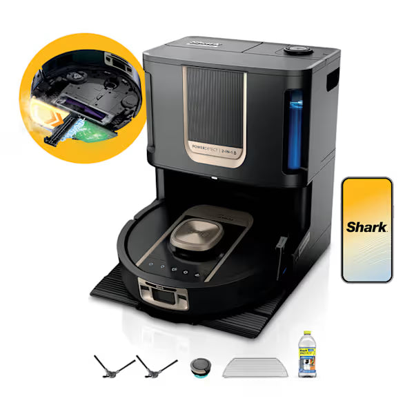 Shark ThermaCharged PowerDetect Robot Vacuum & Mop with Heated Base in Black – view 12