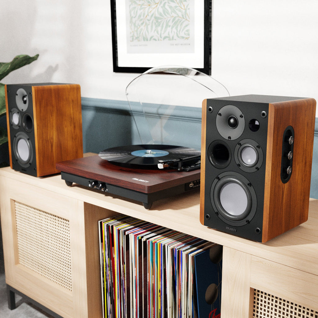 Majority D100 100W Powered Bluetooth Bookshelf Speakers – view 2