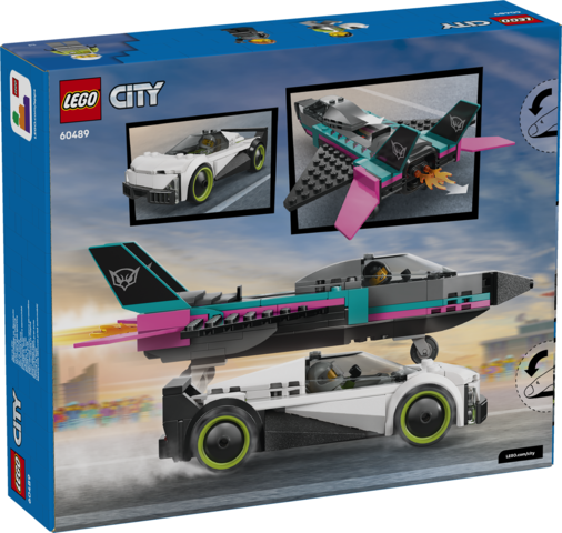 LEGO Jet vs. Car 60489
