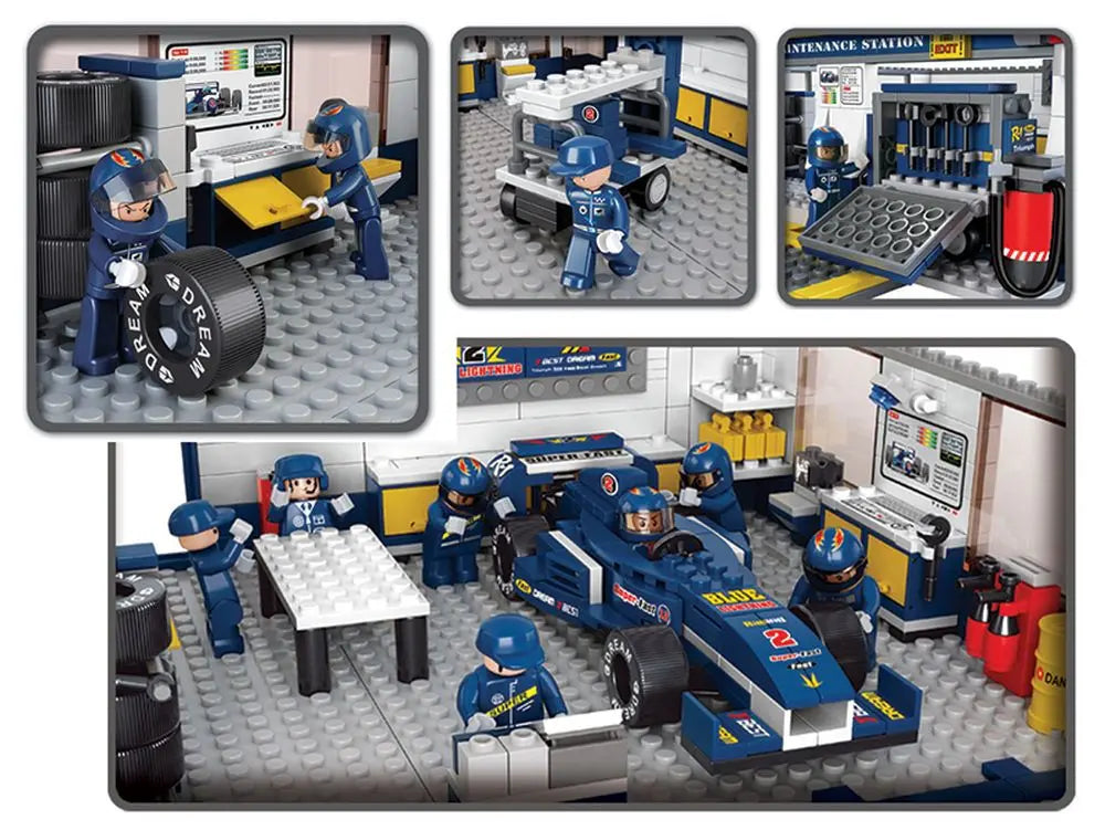 Sluban Formula Racing II Track Pit Stop (M38-B0356)
