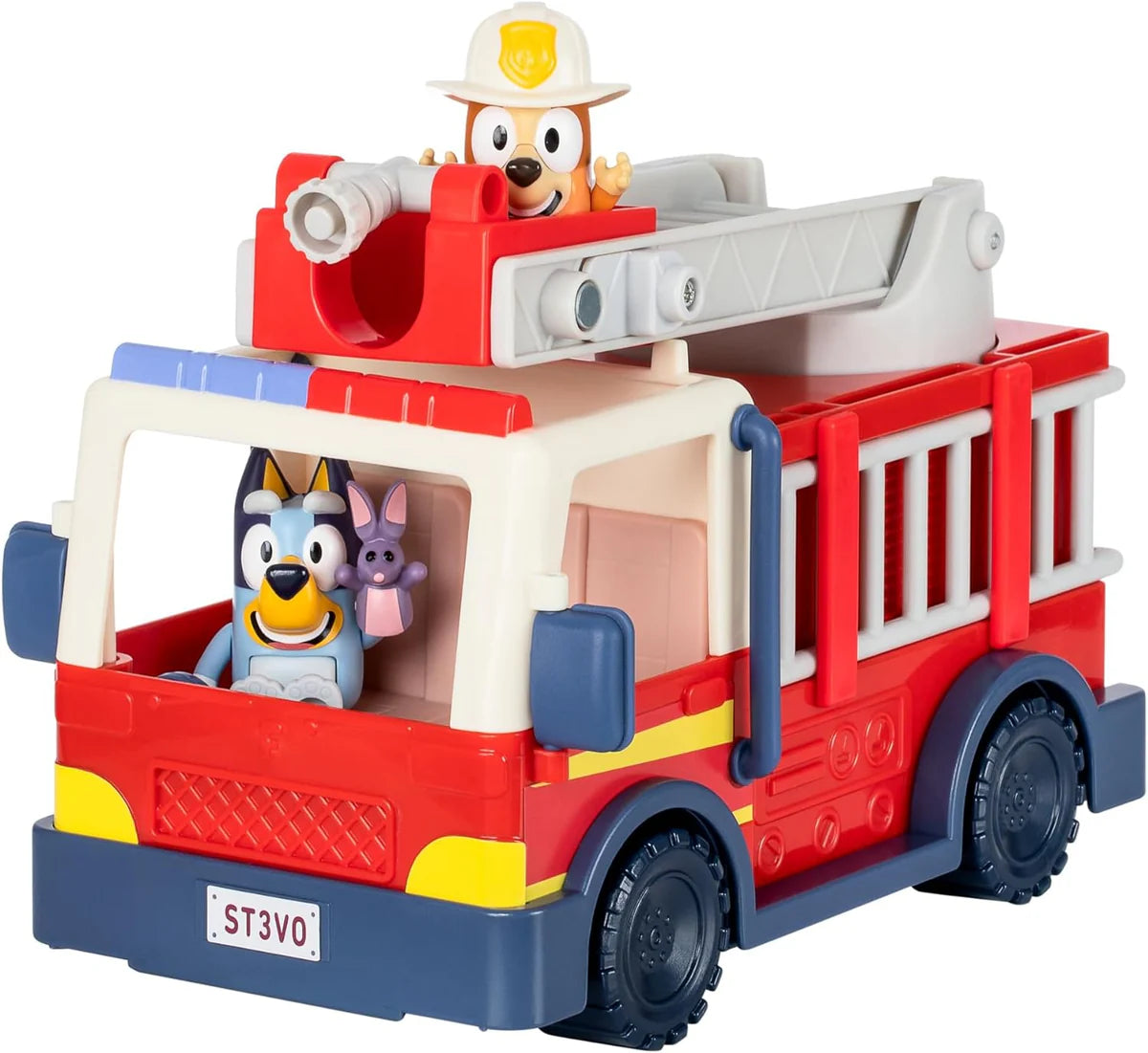 Bluey Firetruck Playset – Includes Bingo, Bluey & Bob Bilby