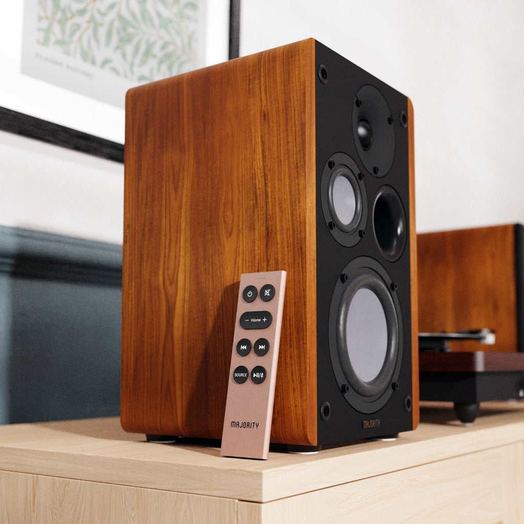 Majority D100 100W Powered Bluetooth Bookshelf Speakers – view 4