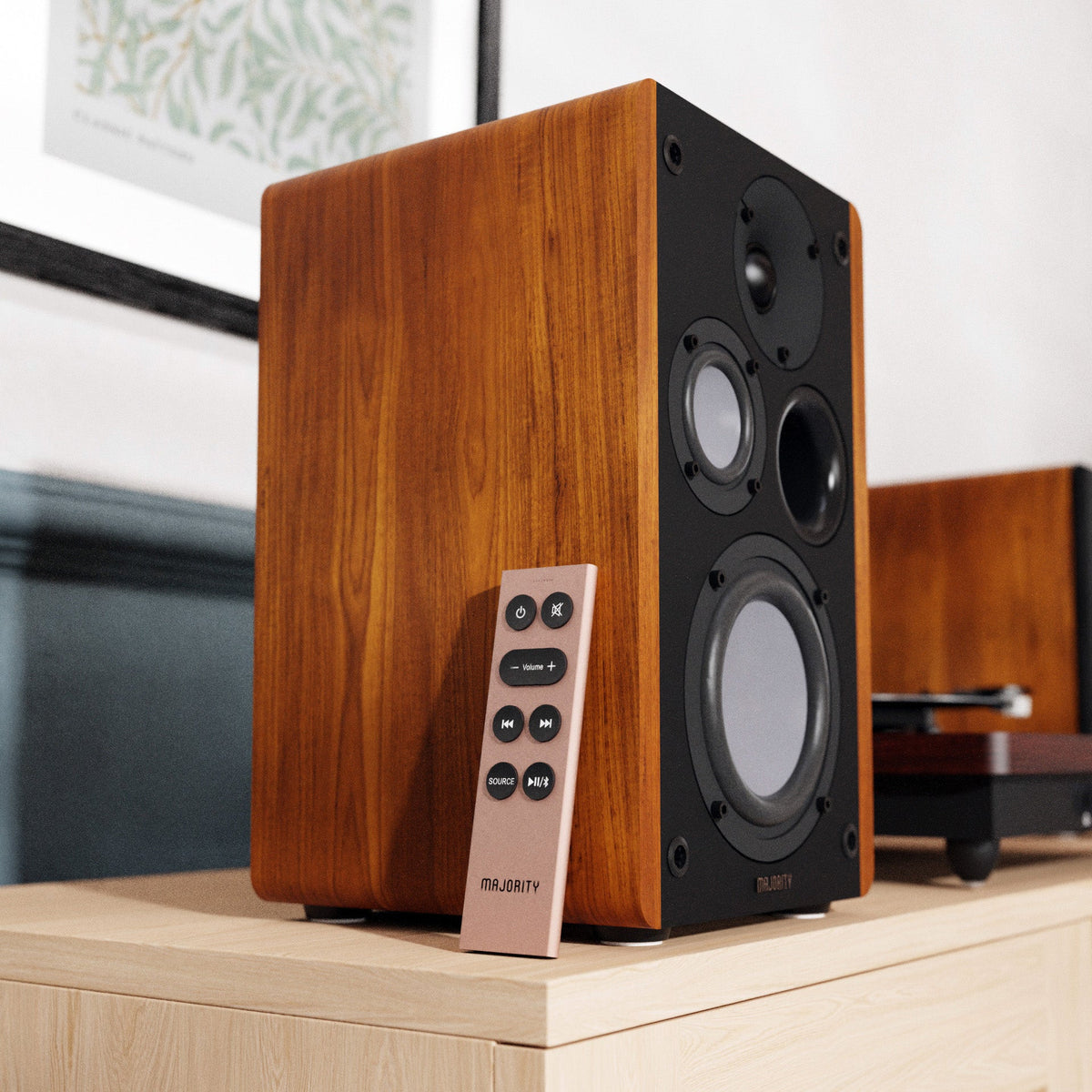 Majority D100 100W Powered Bluetooth Bookshelf Speakers – view 4