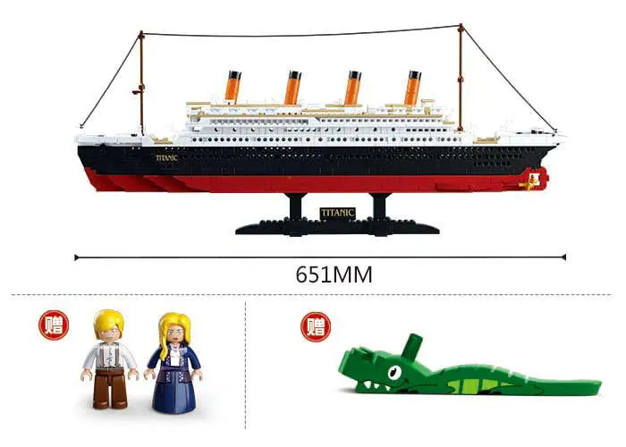 Sluban Large Titanic Building Set (1018 Pcs) M38-B0577