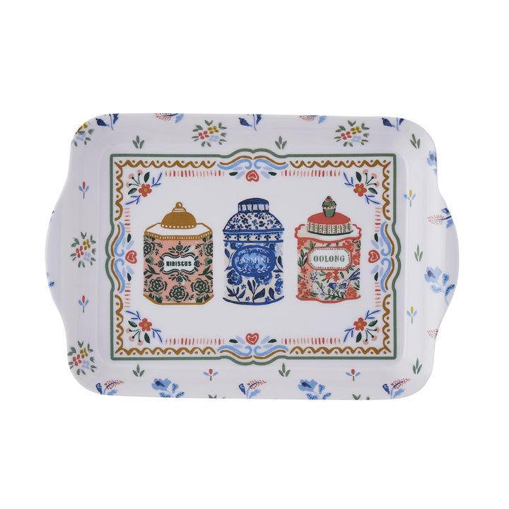 Tea Tins Tray - Scatter One Size in Multi - Flemings Department Store