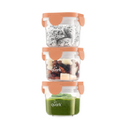 Quark Storii Baby Food Storage Containers - 3-Pack with Ice Packs