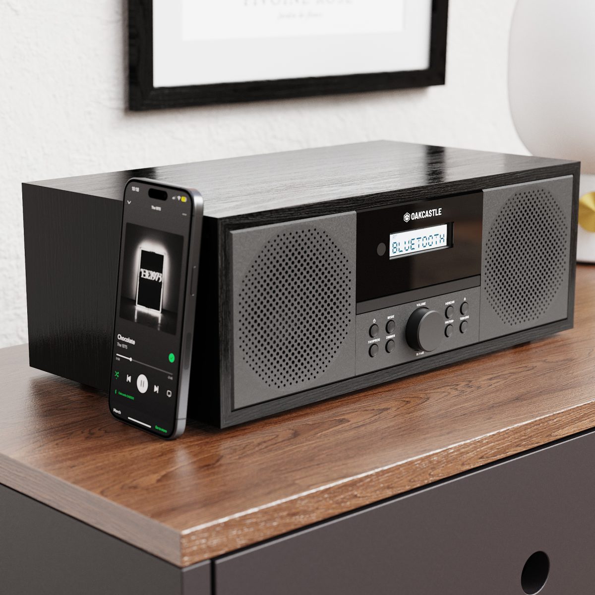 Oakcastle DAB500 All-in-One CD Player, DAB+ Radio & Bluetooth Speaker – view 3