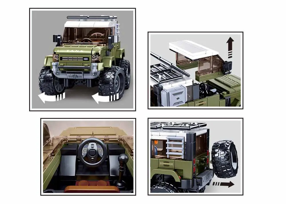 Sluban ModelBricks ORV Off-Road Vehicle M38-B1015 (317 Pcs)