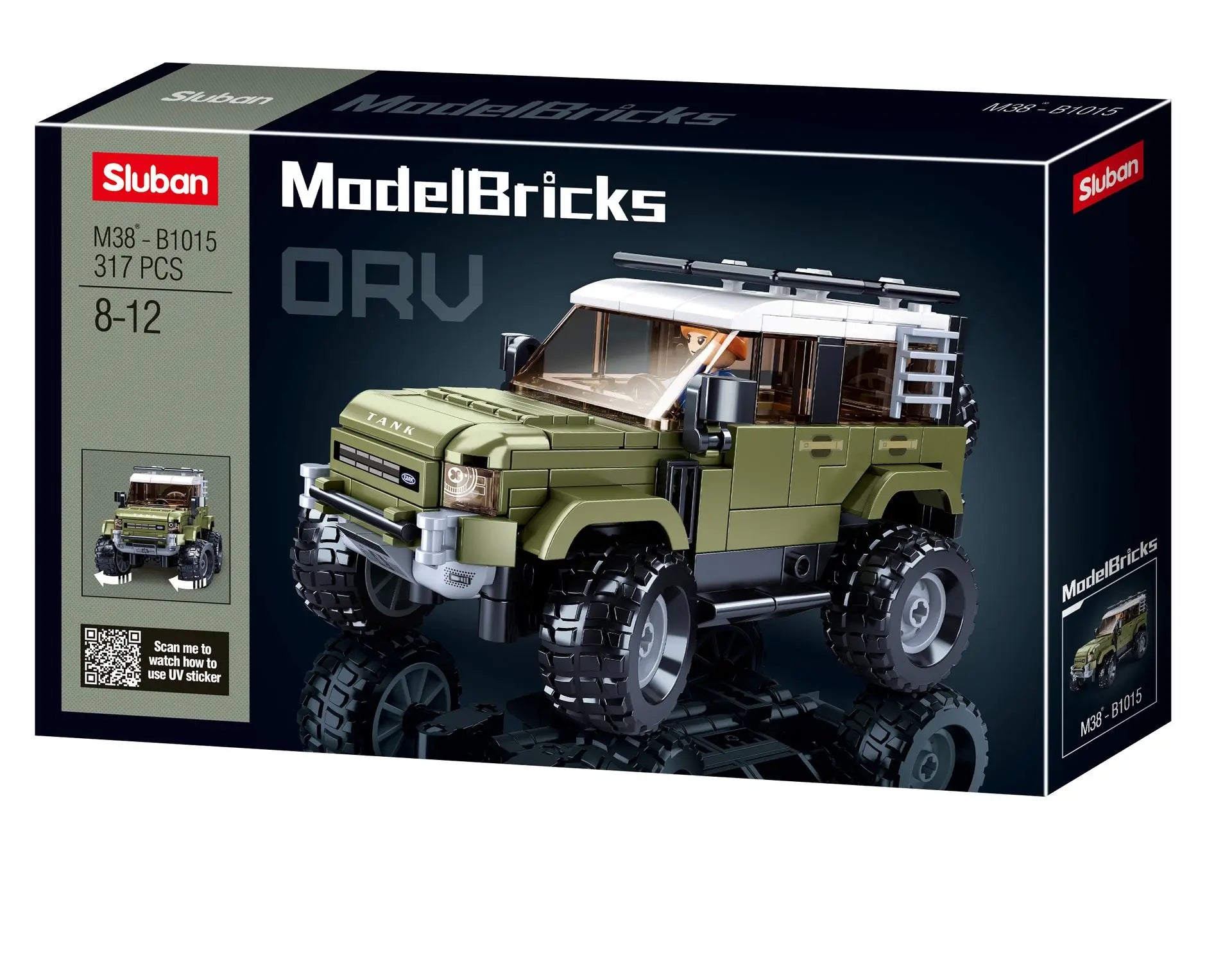 Sluban ModelBricks ORV Off-Road Vehicle M38-B1015 (317 Pcs)
