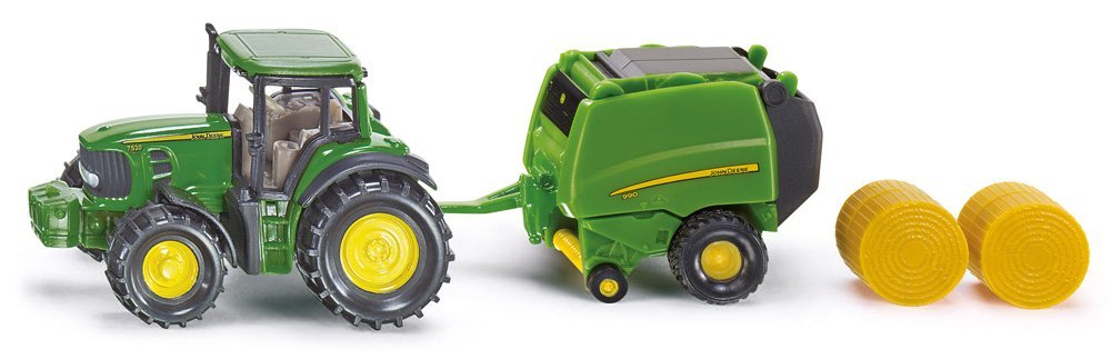JOHN DEERE TRACTOR WITH ROUND BALER - Flemings Department Store