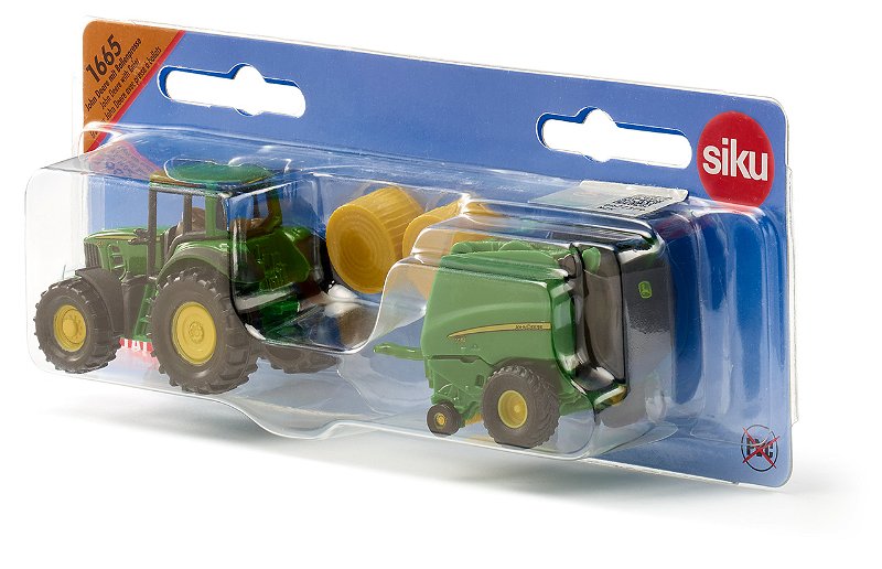 JOHN DEERE TRACTOR WITH ROUND BALER - Flemings Department Store