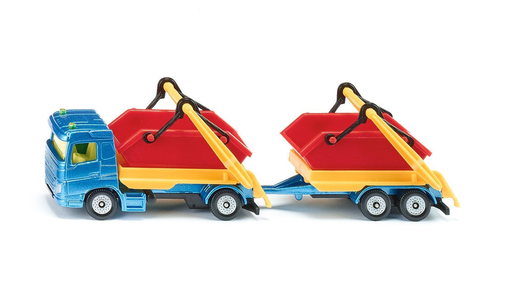 TRUCK WITH SKIP AND TRAILER - Flemings Department Store