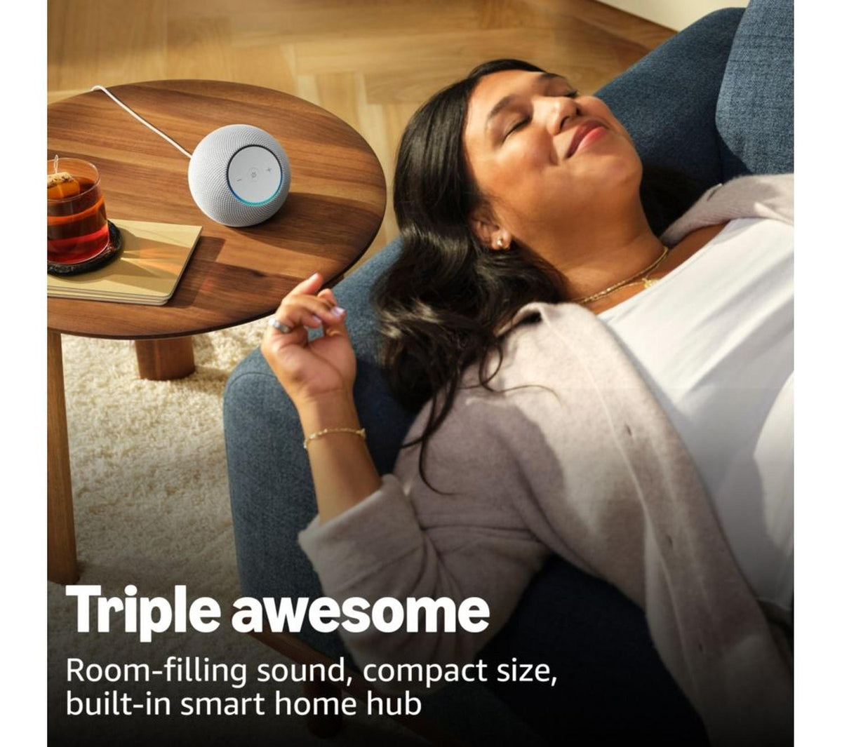 Amazon Echo Dot Max Smart Speaker with Alexa in Graphite – view 4