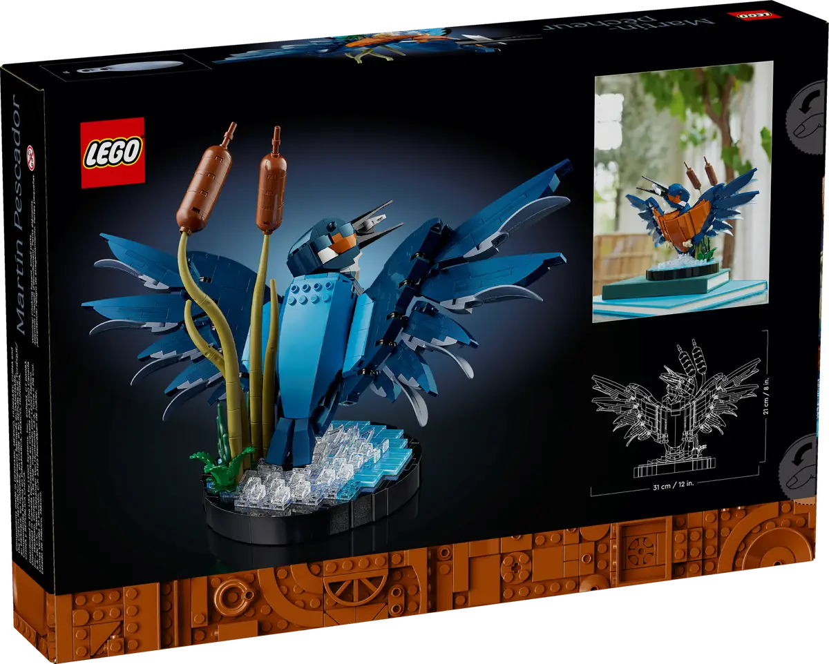 LEGO® Icons Kingfisher Bird (10331) – Elegant Nature Display for Adults