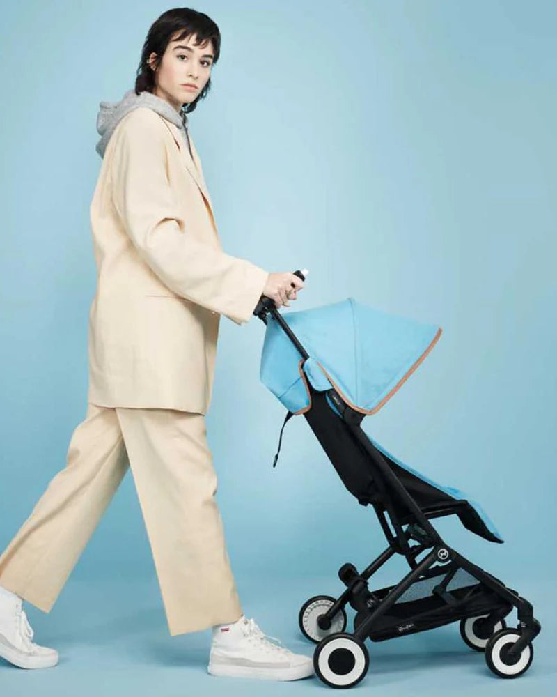 cybex beach blue CYBEX Libelle 2 Stroller – Beach Blue Turquoise – EX-DISPLAY