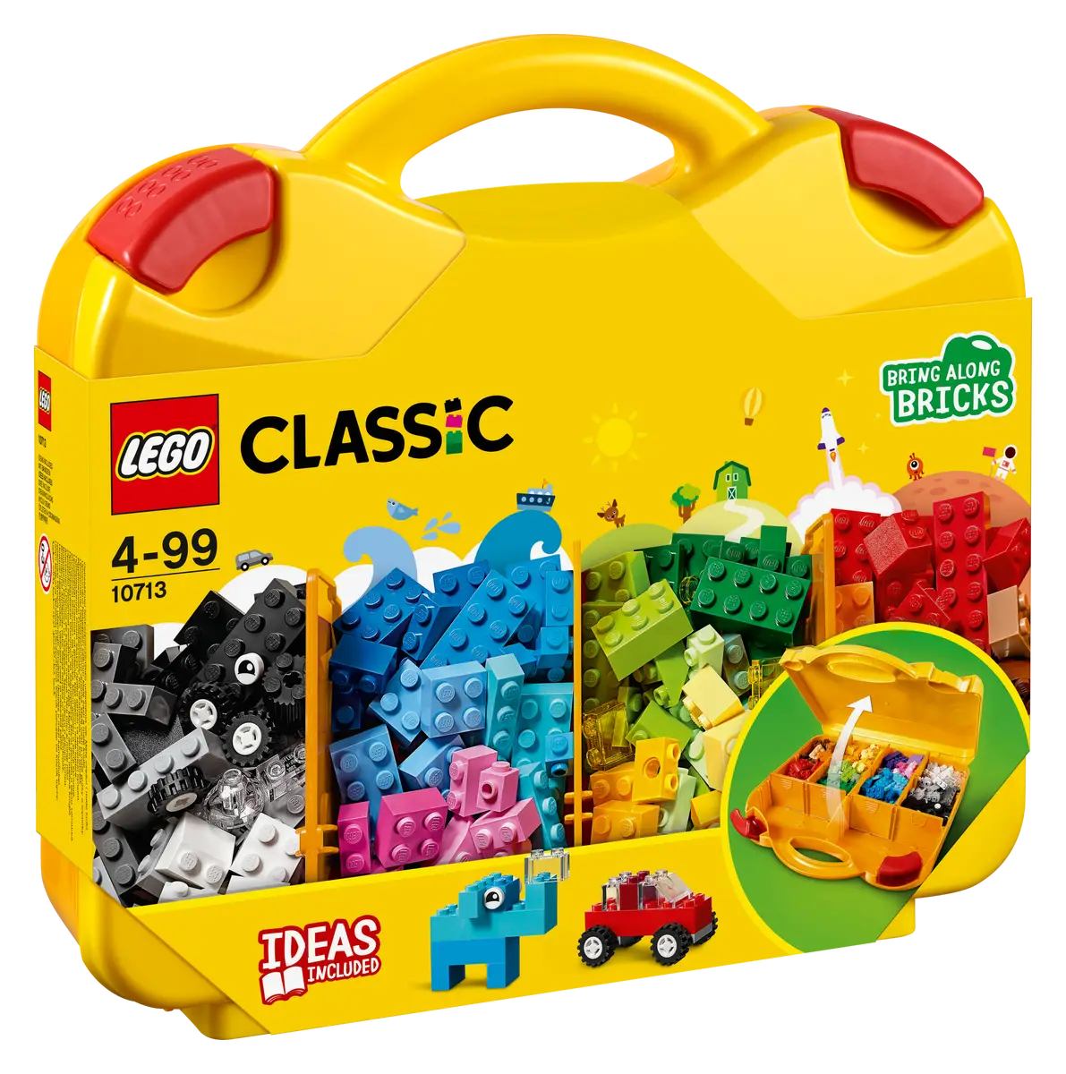 LEGO® Classic Creative Suitcase (10713) – Portable Building Set for Kids
