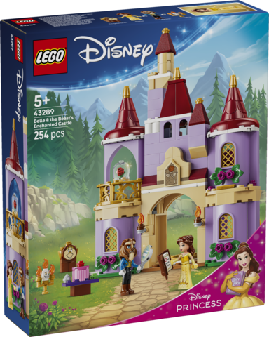 LEGO Disney Princess Belle & the Beast Enchanted Castle set packaging