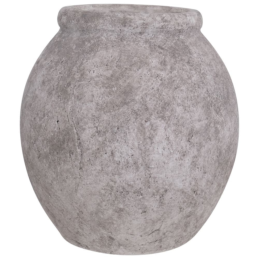 CASANOVA LARGE STONE POT 33X33X34CM - Flemings Department Store