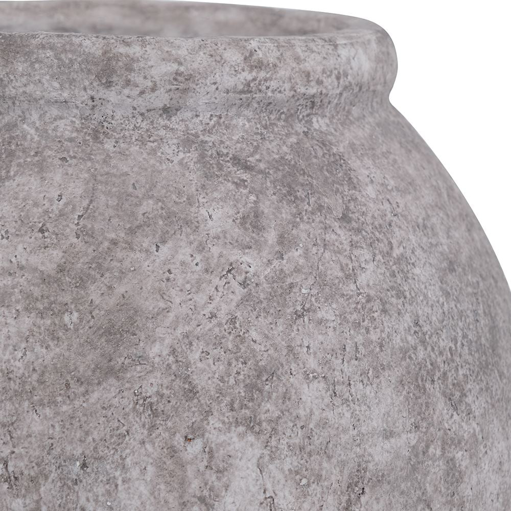 CASANOVA LARGE STONE POT 33X33X34CM - Flemings Department Store