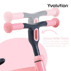 Yvolution Velo Junior – Pink | 2-Stage Balance Bike for Toddlers