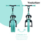 Yvolution Velo Junior Balance Bike – Green | 2-Stage Toddler Bike