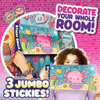 Sticki Rolls Sticki Rolluxe Bag – 500 Stickers, Storage Pods & DIY Jewellery Kit