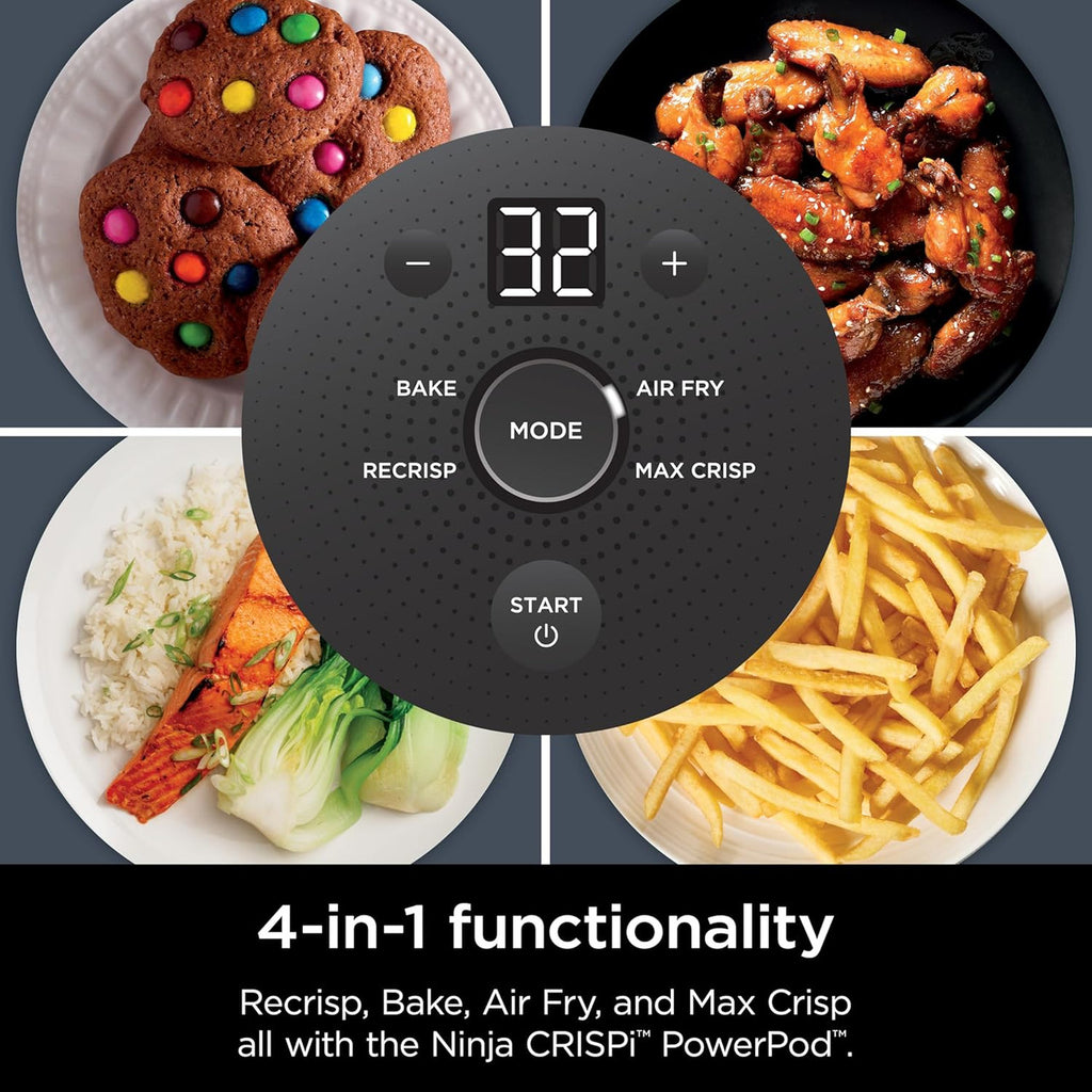 Ninja CRISPi 4-in-1 Portable Glass Air Fryer - FN101UKGY