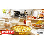 PYREX 26cm Fluted Deep Flan/Quiche Dish - Flemings Department Store