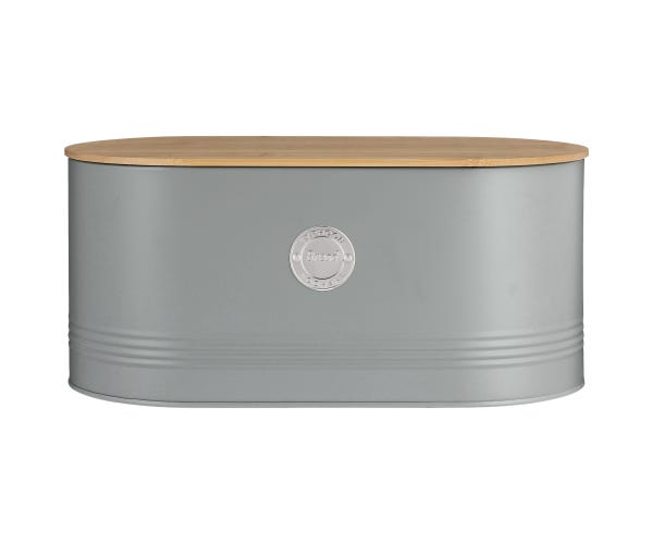 Living Grey Bread Bin - Flemings Department Store