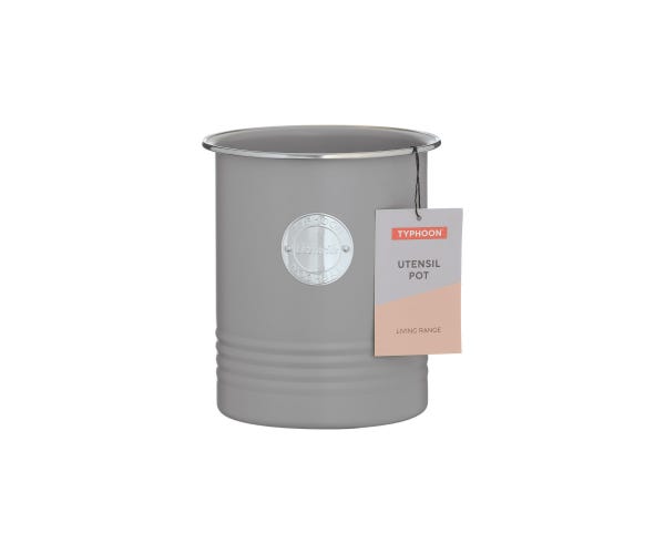 Living Grey Utensil Jar - Flemings Department Store