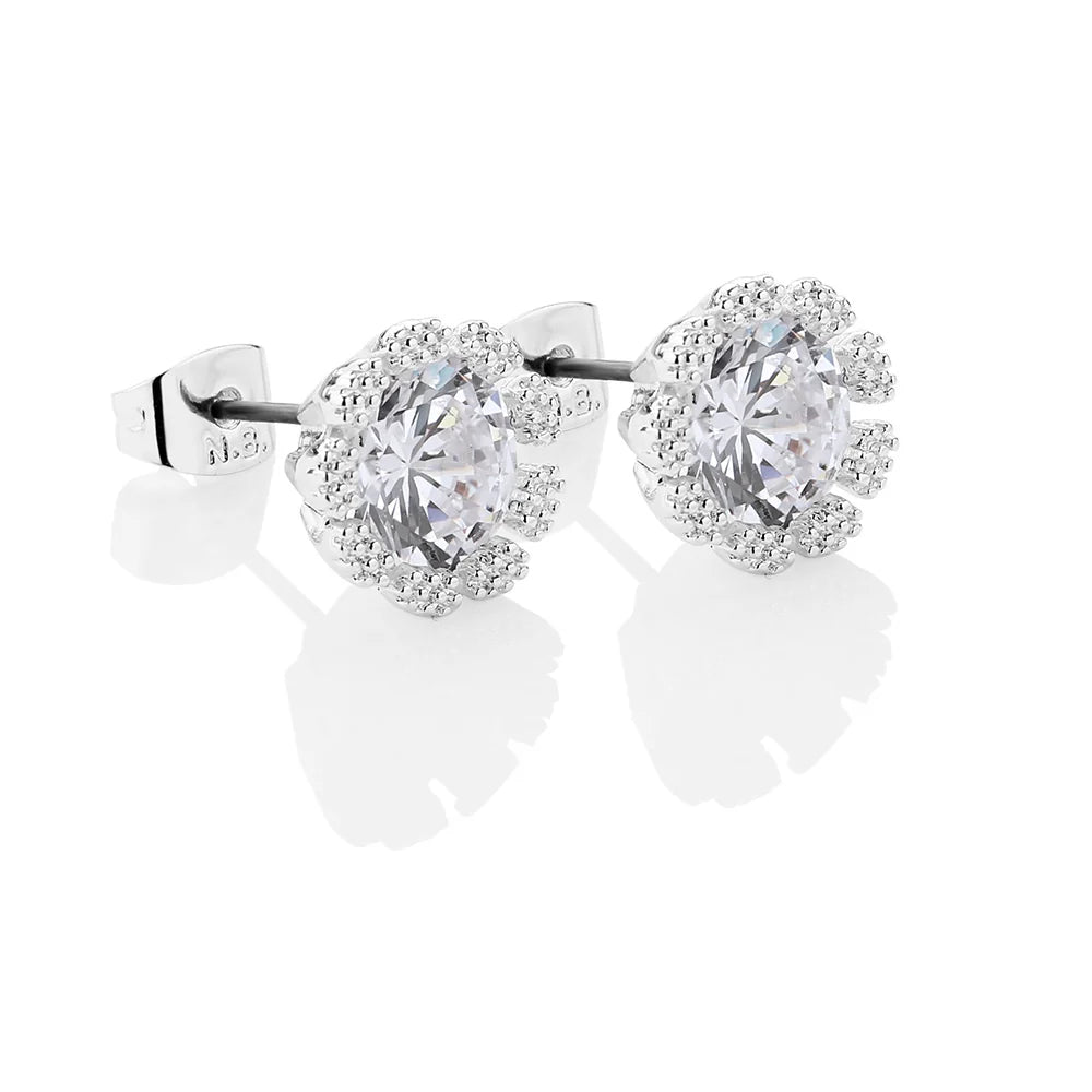 Newbridge Silverware Flower Stud Earrings | Flemings Monaghan