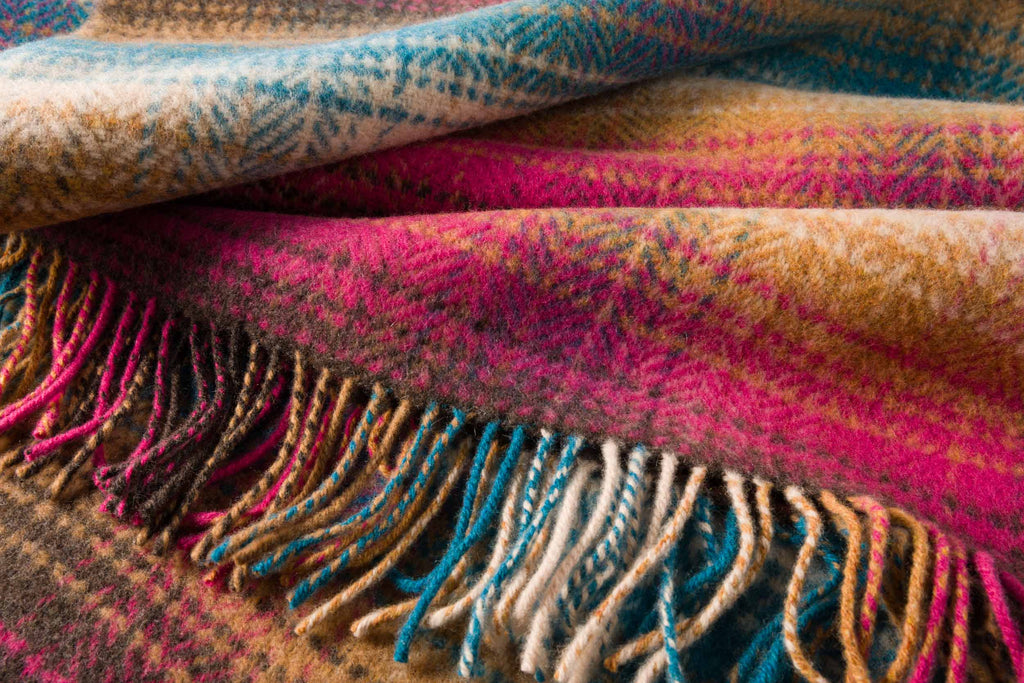 John Hanly Merino Wool Cashmere Throw – Irish Luxury Throw
