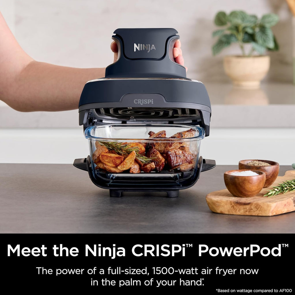 Ninja CRISPi 4-in-1 Portable Glass Air Fryer - FN101UKGY