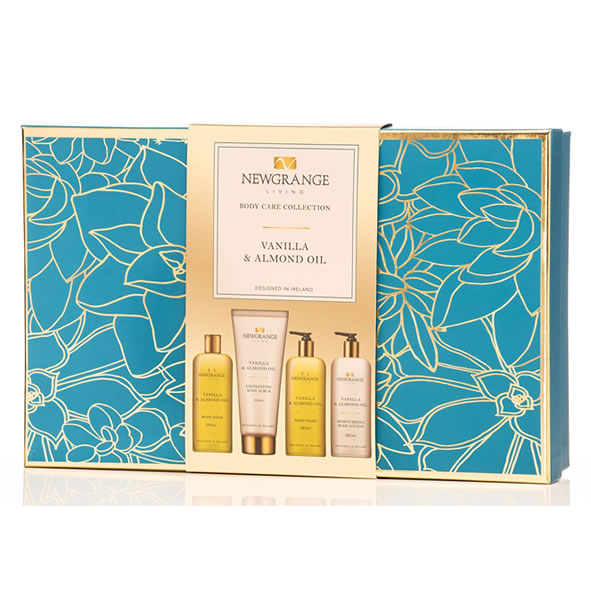 Newgrange Living Vanilla & Almond Oil Luxury Body Care Gift Set (Set of 4)