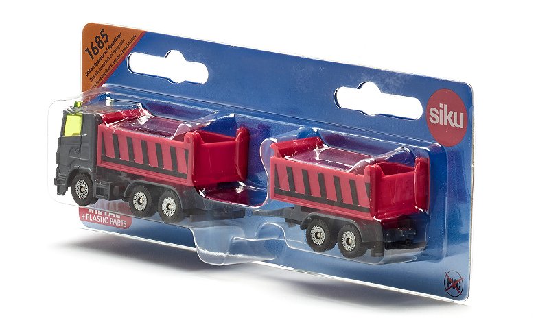 1:87 TRUCK WITH DUMPER BODY AND TIPPING TRAILER - Flemings Department Store