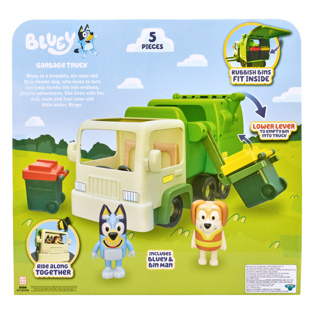 Bluey Garbage Truck Playset - Flemings Department Store