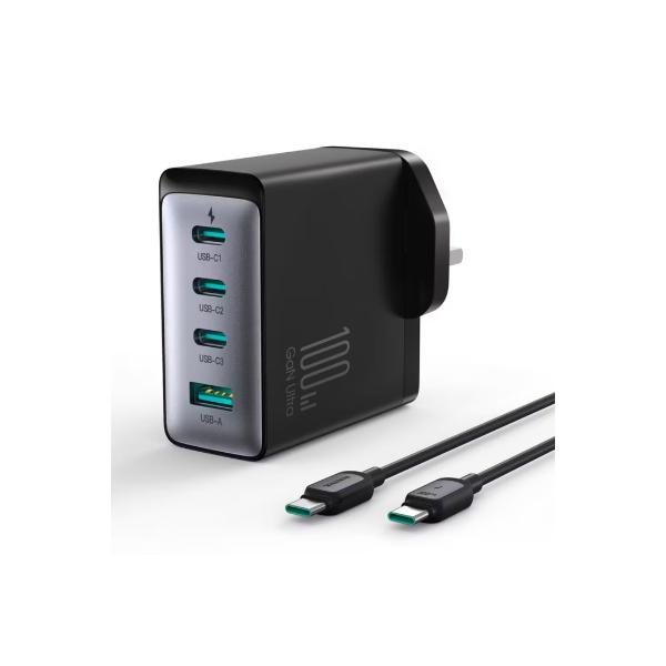 Joyroom 100W GaN 4-Port Fast Charger with USB-C Cable – product image