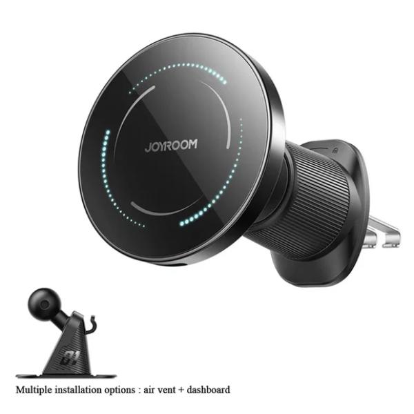 Joyroom JR-ZS502 Magnetic Wireless Charging Car Holder – product image