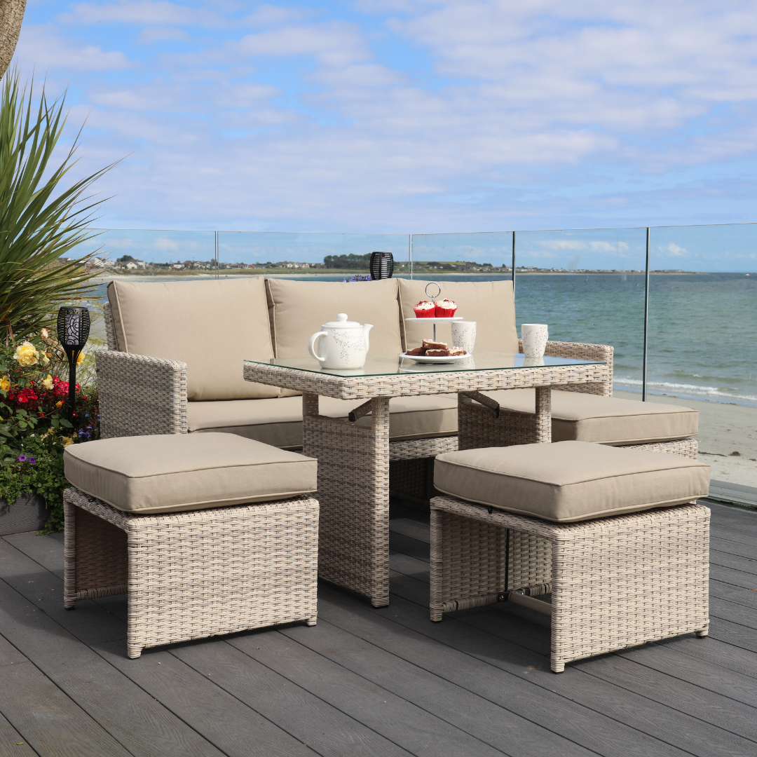 Alicante 5-piece Corner Set (Cream)