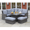 Amalfi Corner Set w/ adjustable table (SML)