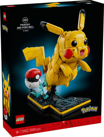 LEGO Pikachu and Poké Ball 72152