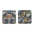 Finch & Flower Coasters - 4 Pack One Size in Navy - Flemings Department Store